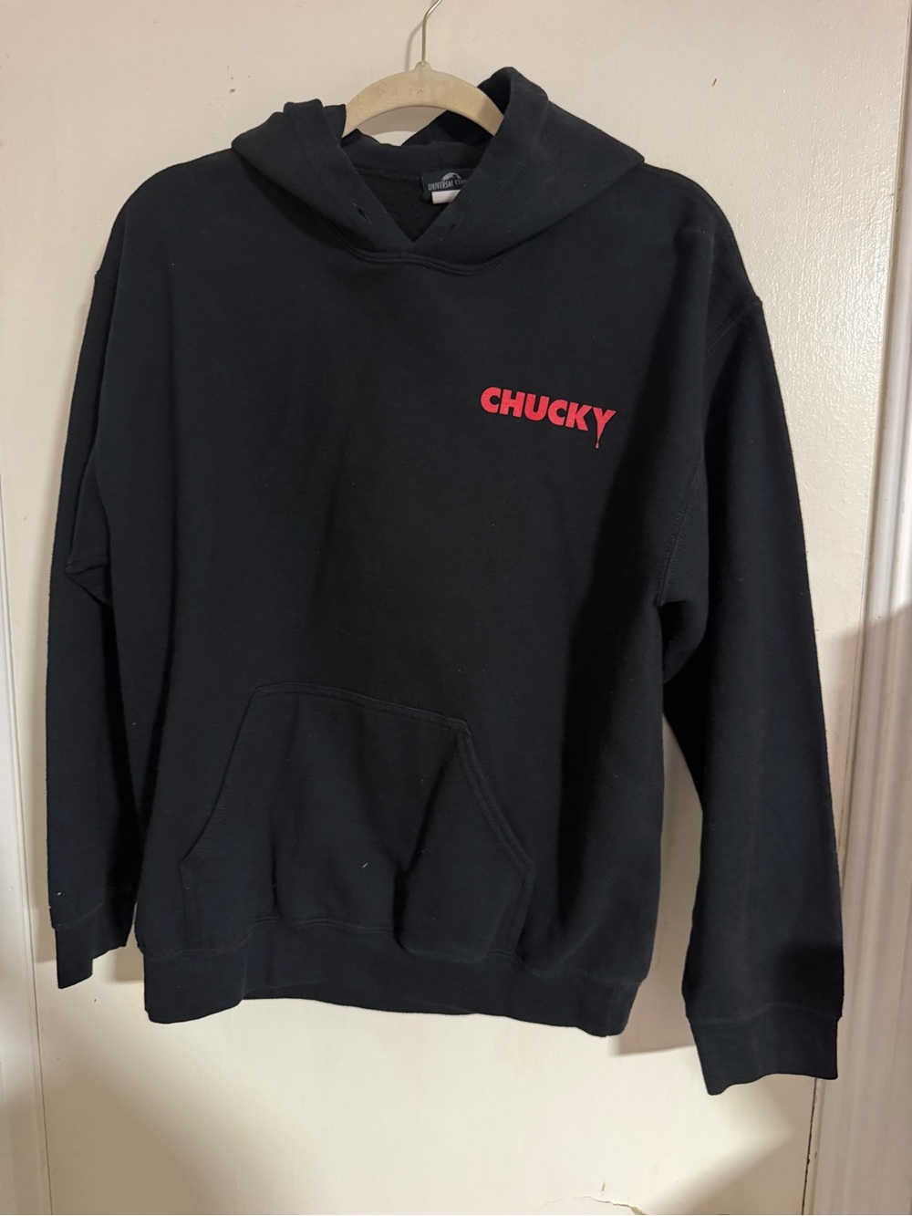 Universal Studios Chucky Snitches Get Stitches Horror Hoodie - Size M